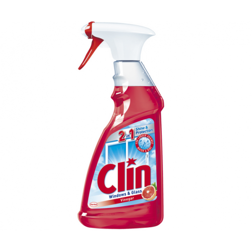 Płyn do szyb Clin 500ml czerwony