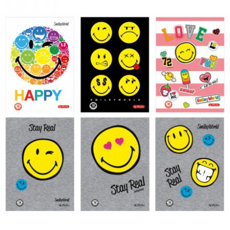 Brulion Herlitz A4/96k kratka Smiley