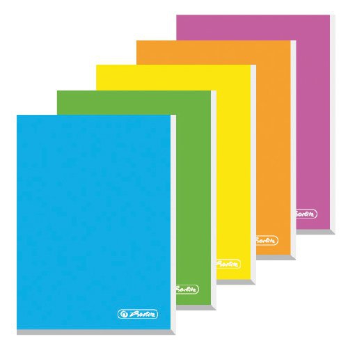 Brulion Herlitz A5/96 kratka Color Blocking