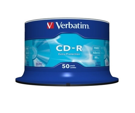 Płyty CD-R Verbatium 700MB 52X '50