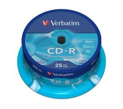 Płyty CD-R Verbatim 700MB 52X '25