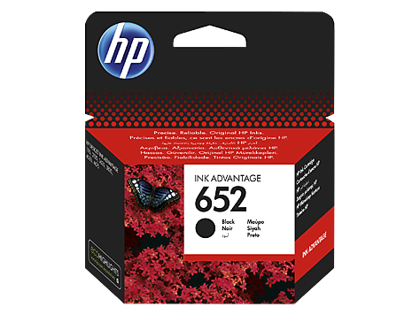 Tusz HP 652 black