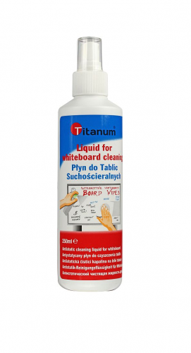 Płyn do czyszczenia tablic Titanum 250 ml