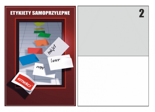Etykiety samoprzylepne Emeko A4 210X148,5  '2