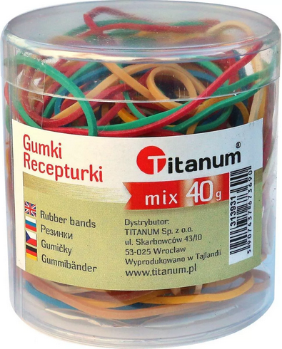 Gumka recepturka Titanum 40g mix