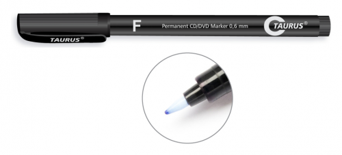 Marker do CD/DVD Taurus F czarny