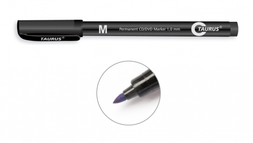 Marker do CD/DVD Taurus M czarny