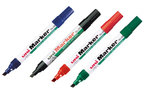 Marker permanentny Uni No.580B ścięty