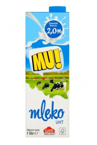 Mleko UHT 2% 1l