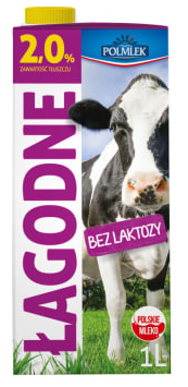 Mleko UHT bez laktozy 1l