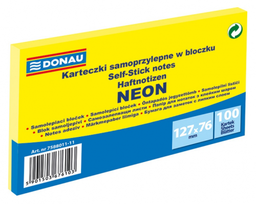 Notes samoprzylepny Donau 127x76