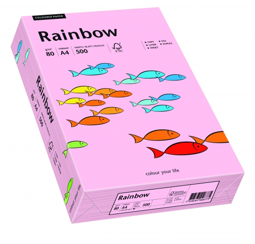 Papier ksero Rainbow A4 80g nr 54 różowy