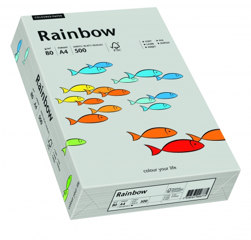 Papier ksero Rainbow A4 80g nr 96 szary