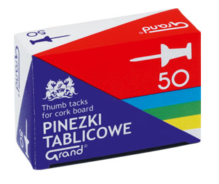 Pinezki tablicowe beczułki Grand '50