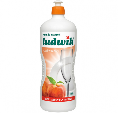 Płyn do naczyń Ludwik 900ml brzoskwinia