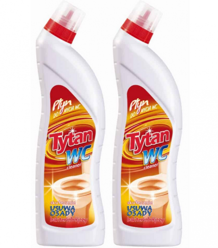 Płyn do WC Tytan 700ml czerwony
