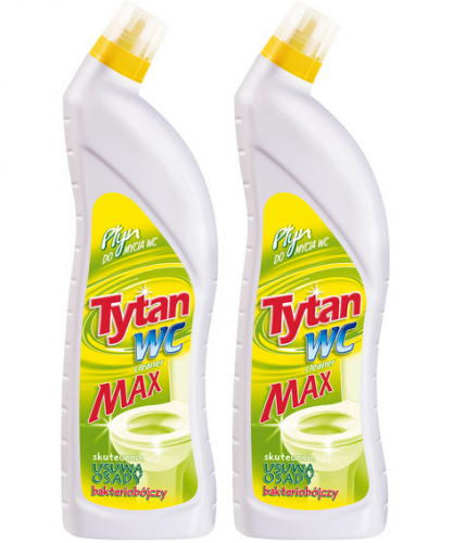 Płyn do WC Tytan 700ml żółty