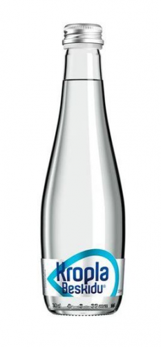 Woda Kropla Beskidu niegazowana 0,33l  szklana butelka
