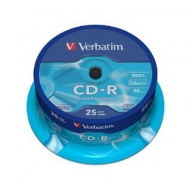 Płyty CD-R Verbatim 700MB 52X '25