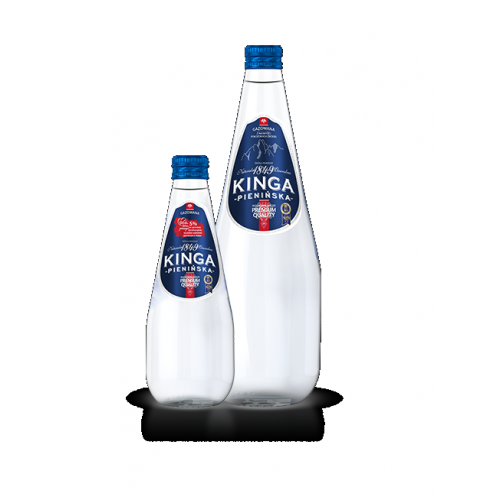 Woda Kinga Pienińska gazowana 0,3l szklana butelka