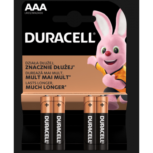 Bateria Duracell AAA LR03 '4