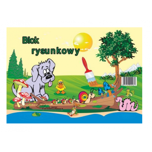 Blok rysunkowy Protos A4 biały