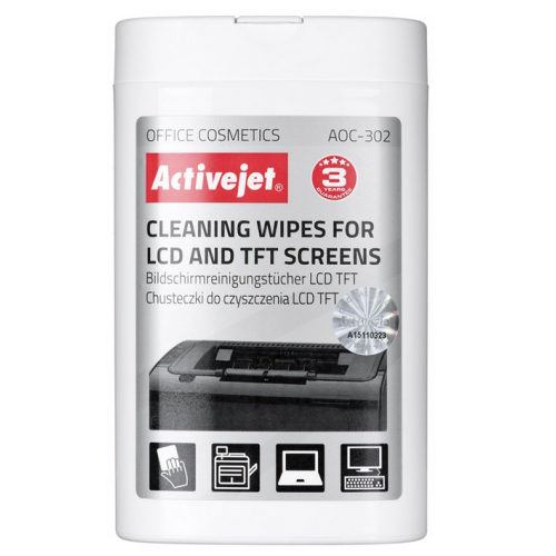 Chusteczki czyszczące ACJ LCD/TFT AOC-302 '100