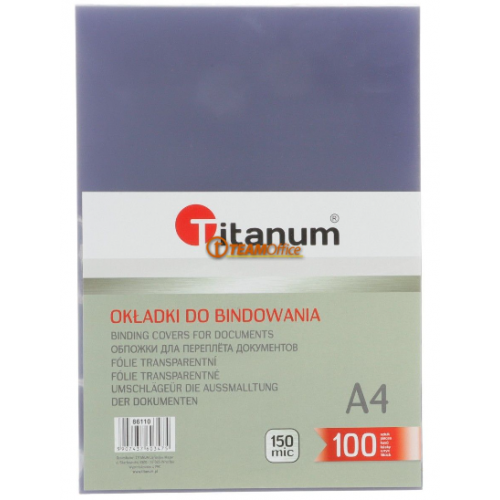 Folia do bindowania Titanum A4 150mic '100