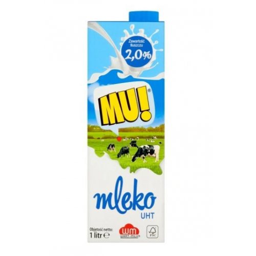 Mleko UHT 2% 1l