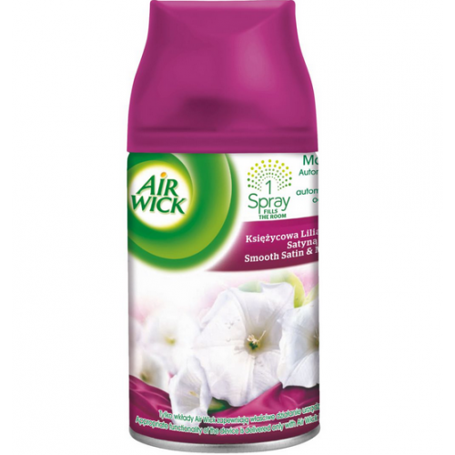 Odświeżacz Air Wick wkład 250ml księżycowa lilia otulona satyną