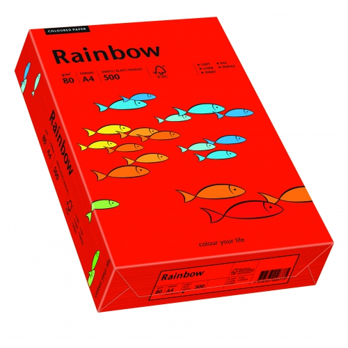 Papier ksero Rainbow A4 80g nr 28 czerwony