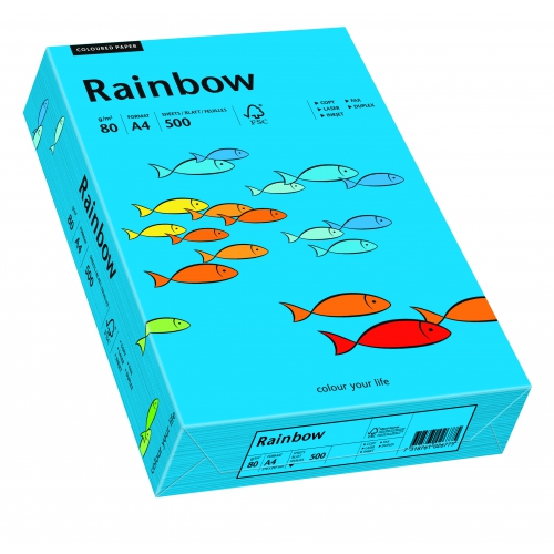 Papier ksero Rainbow A4 80g nr 88 niebieski