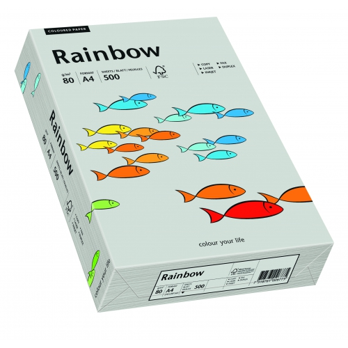 Papier ksero Rainbow A4 80g nr 96 szary