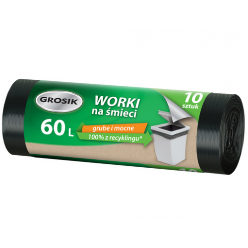 Worki na śmieci 60l Grosik super mocne '10