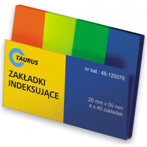 Zakładki indeksujące Taurus 20x50 PP '4