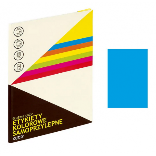 Etykiety samoprzylepne Grand A4 mix '25