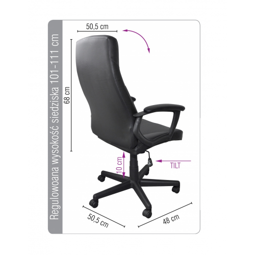 Krzesło Office Products Crete