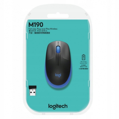 Mysz Logitech M190 bezprzewodowa USB
